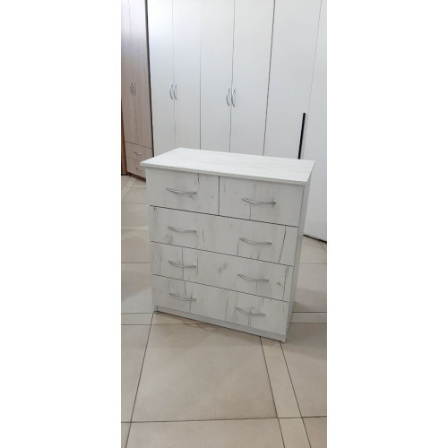 Комод 5 крафт белый.