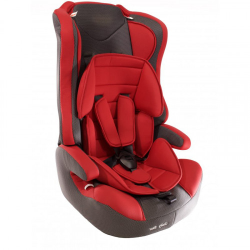 Автокресло 513 RF (Teddy Bear) красное+черное