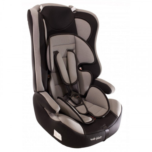 Автокресло 513 RF (Teddy Bear) серо-коричневое+черное